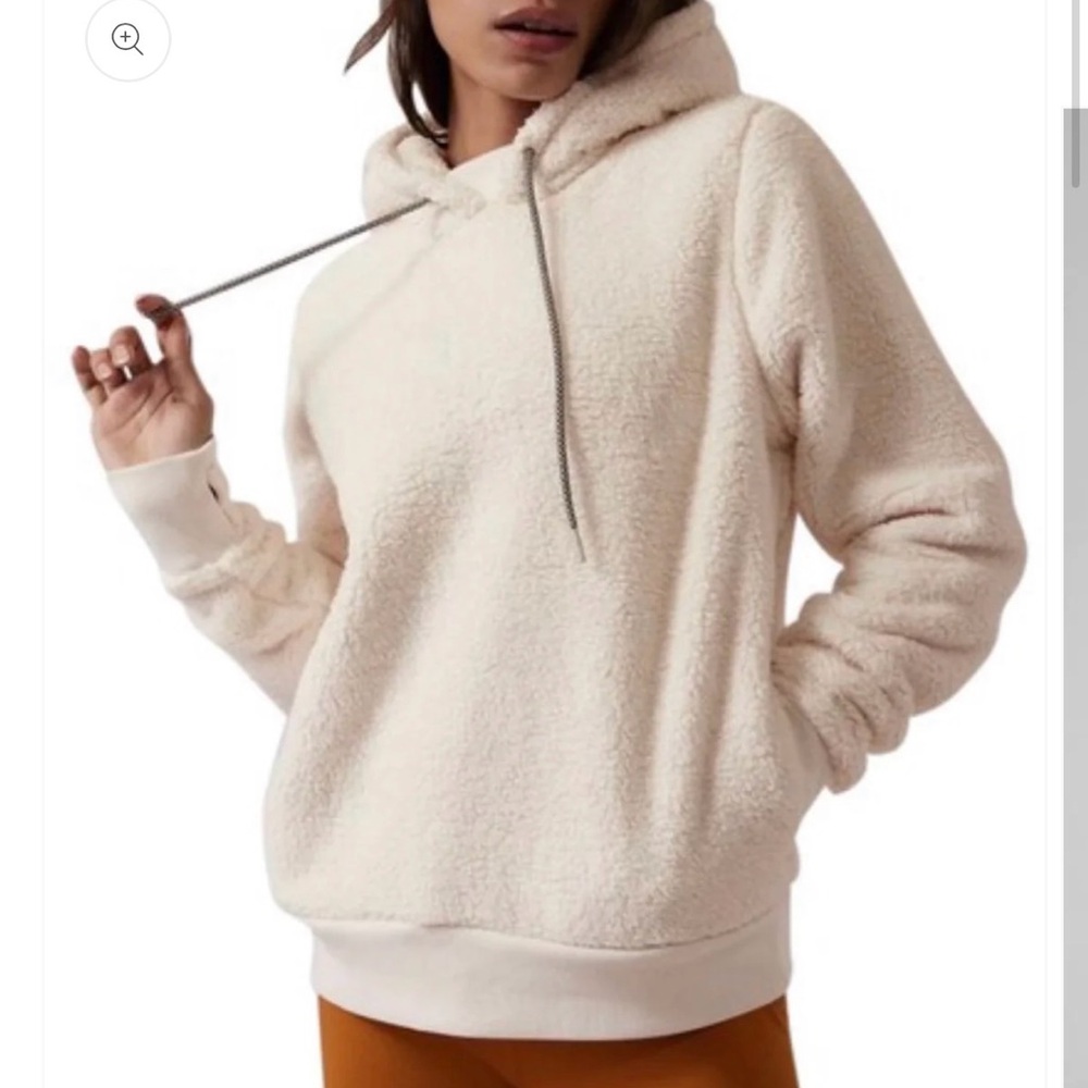 Athleta Tugga Sherpa Hoodie size small